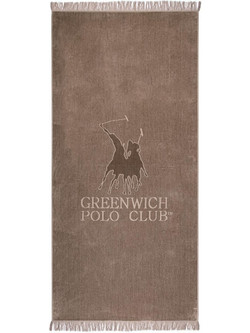 Greenwich Polo Club 3625 Πετσέτα Θαλάσσης Καφέ 70x170cm
