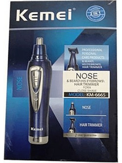 Kemei Trimmer Μηχανή Ανδρική Προσώπου Μύτης & Αυτιών KM-6665