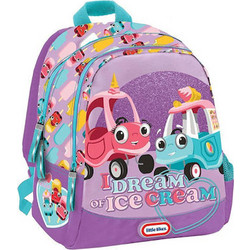 Graffiti Little Tikes Σχολική Τσάντα Πλάτης Νηπιαγωγείου Μωβ 236294