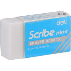 DELI ΓΟΜΟΛΑΣΤΙΧΑ 40x22x12mm SCRIBE PLUS ΛΕΥΚΗ