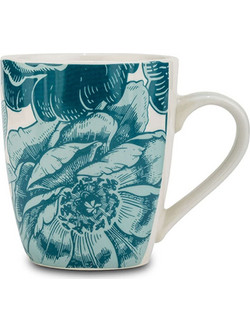 Κούπα Aurora 10-099-336 350ml White-Blue Nava Πορσελάνη
