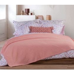Κουβέρτα Υπέρδιπλη Πικέ Nef-Nef Homeware Cool Salmon 220x240