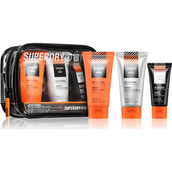Superdry Charge Shampoo-Conditioner 75ml + Shower Gel 75ml + Hand Balm 30ml