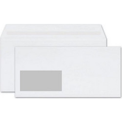 Typotrust 3007 Φάκελος Λευκός με Παράθυρο Αριστερά 115x230mm