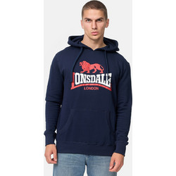 Lonsdale Thurning Hoodie Ανδρικό Αθλητικό Φούτερ με Κουκούλα Navy Μπλε 116030