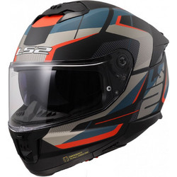 LS2 FF808 Stream II Road Black / Blue Κράνος Μηχανής Full Face 1550gr