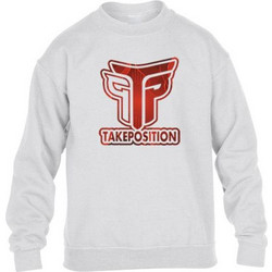 Takeposition Logo TP Παιδικό Φούτερ Λευκό 810-0032-19-01