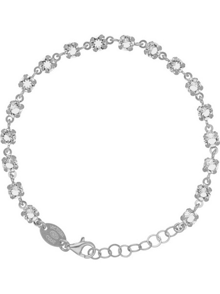 Victoria Cruz Γυναικείο Βραχιόλι Αλυσίδα από Ασήμι 925 με Swarovski A4358-07HP