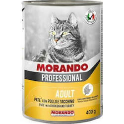 Morando Professional Adult Chunks with Chicken Liver in Gravy 405gr