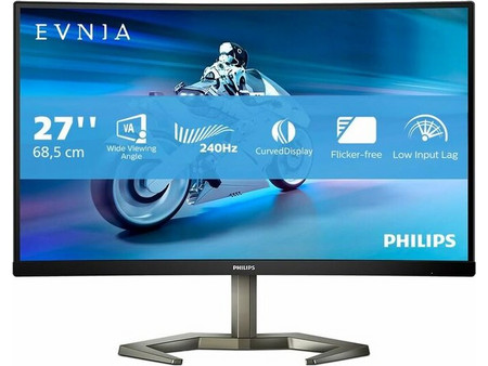 Philips Evnia 27M1C5200W VA Curved Gaming Monitor 27" 1920x1080 FHD 240Hz 4ms