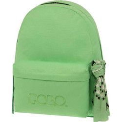 Polo Original Scarf Σχολική Τσάντα Πλάτης Γυμνασίου - Λυκείου Πράσινη Mint 901135-6801 2022