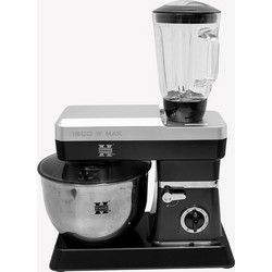 Herzberg HG-5065 Black Κουζινομηχανή 1200W με Ανοξείδωτο Κάδο 6.5lt