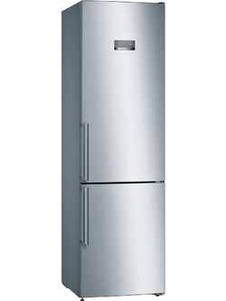 Bosch KGN397LEQ Ψυγειοκαταψύκτης 368lt Full No Frost Υ203xΠ60xΒ66cm Inox