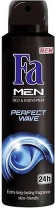 Kick Off Spray Fa Perfect Wave Refreshing Fresh Ανδρικό Αποσμητικό Spray 48h Χωρίς ...