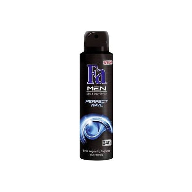 Kick Off Spray Fa Perfect Wave Refreshing Fresh Ανδρικό Αποσμητικό Spray 48h Χωρίς ...