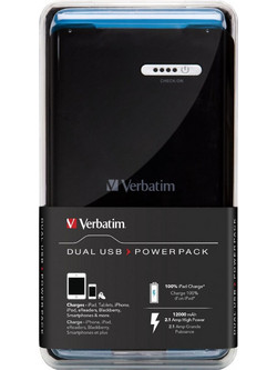 VERBATIM POWER BANK 2xUSB 12000mAh