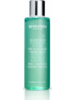 Seventeen Clear Skin Tea Tree Oil Cleansing Λοσιόν Τόνωσης Προσώπου για Ακμή 200ml