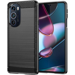 Techsuit - Carbon Silicone - Motorola Edge X30 - Black