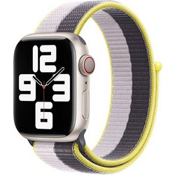 Devia Nylon Braided Two tone Λουράκι Υφασμάτινο Lilac (Apple Watch 42 / 44 / 45mm)