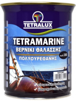 Tetralux Tetramarine Βερνίκι Επιφάνειας Ξύλου Διαλύτου Gloss Διάφανο 5lt