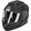 Acerbis Serel Matt Black Κράνος Μηχανής Flip-Up 1550gr