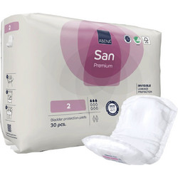Abena San Premium No2 Σερβιέτες Ακράτειας 3 Σταγόνες 30τμχ