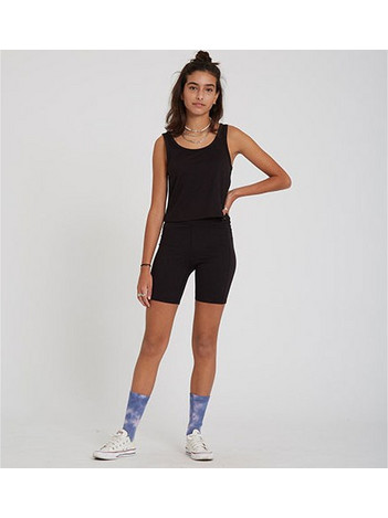 Volcom Lived In Γυναικείο Κολάν Ποδηλατικό Ψηλόμεσο Μαύρο B0912200-BLK
