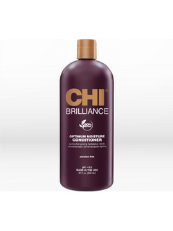 Chi Deep Brilliance Olive & Monoi Optimum Moisture Φυτικό Conditioner για Επανόρθωση για Ξηρά & Ταλαιπωρημένα Μαλλιά 950ml