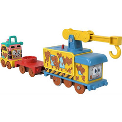 Fisher-Price Thomas & Friends Μηχανοκίνητα Τρένα Με Βαγόνια Muddy HHN43