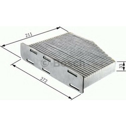 Bosch Φίλτρο Καμπίνας Audi/Seat/Skoda/VwΚωδικός: 1987432097