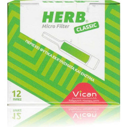 Vican Herb Micro Filter Classic για Κανονικό τσιγάρο 12 τμχ