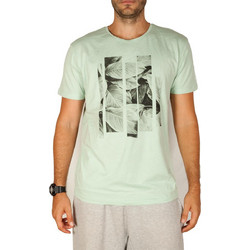 Sublevel T-shirt Leaves Light Green Z22430-LGN