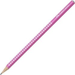 Faber-Castell Mολύβι Grip Sparkle II Ροζ 118212