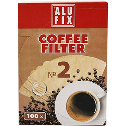 Χάρτινα φίλτρα καφέ ALU FIX Coffee Filters NO2 - 100 τεμ