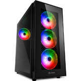 Sharkoon TG5 Pro RGB Gaming Midi Tower Κουτί Υπολογιστή RGB με Πλαϊνό Παράθυρο