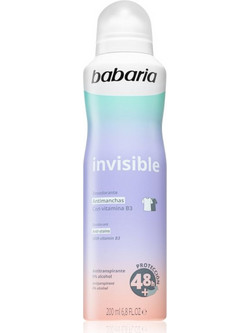 Babaria Invisible Γυναικείο Αποσμητικό Spray 48h 200ml
