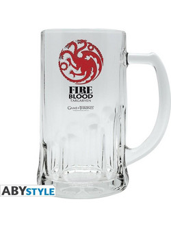 Game Of Thrones - Fire and Blood Targaryen Κανάτα Μπύρας (500ml)