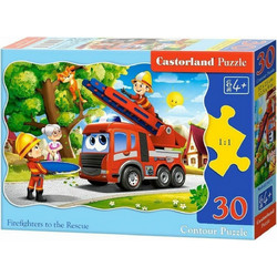 Παιδικό Puzzle Castorland Firefighters To The Rescue 30 Κομμάτια