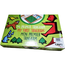 Cayro Ξύλινο Tangram Επιτραπέζιο Παιχνίδι για Παιδιά 6+ Ετών για 1 Παίκτη