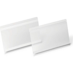 Θήκη Ετικετών Ραφιών Σκληρή Αυτοκόλλητη Durable 21x14.8cm