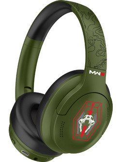 OTL ANC BT 2G MW3 Ενσύρματα & Ασύρματα Bluetooth Ακουστικά Over Ear με Noise Canceling Olive Snake