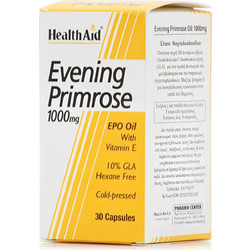 Health Aid Evening Primrose Oil Έλαιο Νυχτολούλουδου 1000mg 30 Κάψουλες
