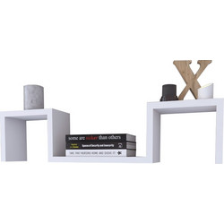 Ράφι Τοίχου ArteLibre ESTERLINE Λευκό Μοριοσανίδα 70x11.7x15cm 14870208