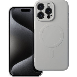 iS TPU SILICONE MAG IPHONE 15 PRO grey backcover