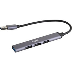 Iggual IGG318454 USB Hub 3.0 USB-A με 4 Θύρες USB-A