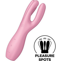 Satisfyer Threesome 3 Motors Διπλός Δονητής Ροζ