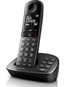 Philips XL4951DS/34 Ασύρματο Τηλέφωνο με Ανοιχτή Ακρόαση Μαύρο