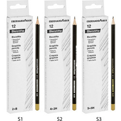 Μολύβι Μαύρο Extra Νο2=β, No4=2h, Νο5=5h πακ=12τεμ Faber 511101, 511112, 511115