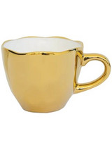 Φλυτζάνι Εσπρέσο Σετ Με Πιάτο Good Morning Cup Κεραμικό Χρυσό O6.3 x 5.2 cm Urban Nature Culture Amsterdam