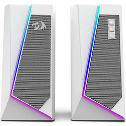 Redragon Anvil GS520 Ηχεία Υπολογιστή 2.0 10W με RGB Φωτισμό White